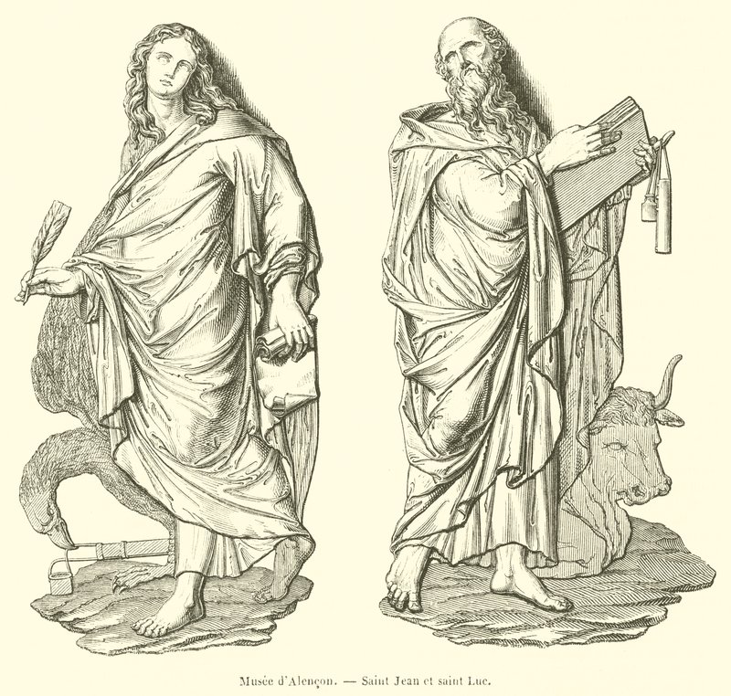 एलेनकॉन संग्रहालय, सेंट जॉन और सेंट ल्यूक (उत्कीर्णन) द्वारा फ्रेंच स्कूल