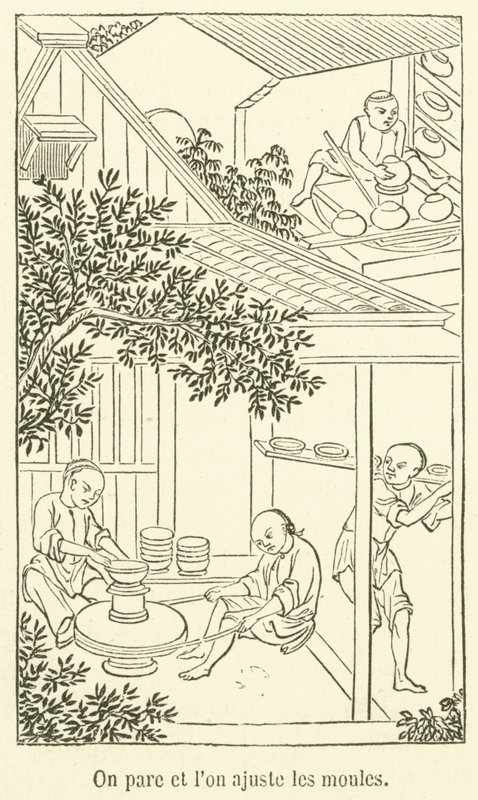 हम नए नए साँचे (उत्कीर्णन) को ट्रिम और समायोजित करते हैं द्वारा फ्रेंच स्कूल