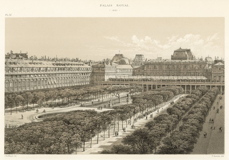 रॉयल पैलेस, 1880 द्वारा फ्रेंच स्कूल