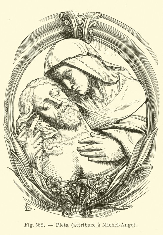 Pieta द्वारा फ्रेंच स्कूल