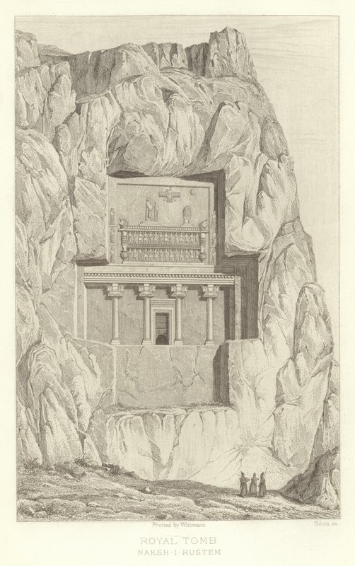 Royal Tomb, Naksh-i-Rustem  द्वारा फ्रेंच स्कूल