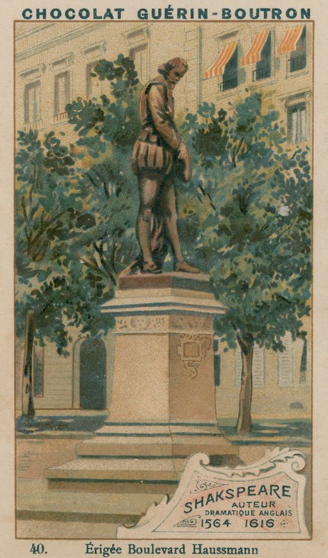 शेक्सपियर, लेखक, अंग्रेजी नाटक, 1564-1616, एर्गी बुलेवर्ड हॉसमैन द्वारा फ्रेंच स्कूल