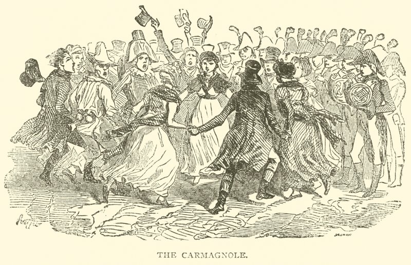 Carmagnole (उत्कीर्णन) द्वारा फ्रेंच स्कूल