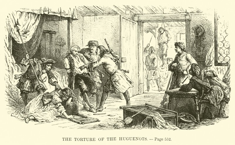Huguenots के अत्याचार द्वारा फ्रेंच स्कूल
