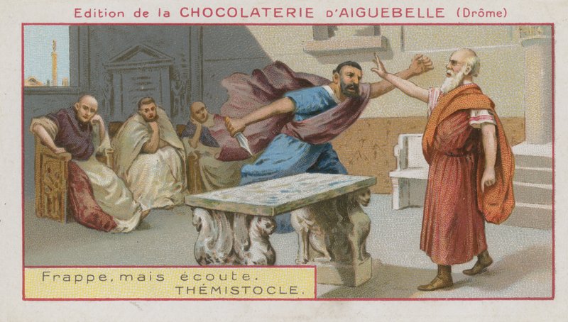 Themistocles, एथेनियन राजनीतिज्ञ और सामान्य द्वारा फ्रेंच स्कूल
