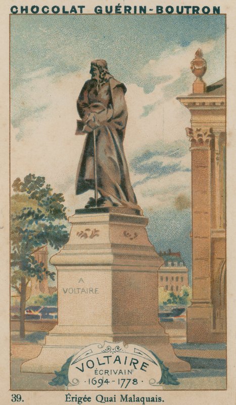 वोल्टेयर, लेखक, 1694-1778, एर्गी कुए मालाक्वैस द्वारा फ्रेंच स्कूल