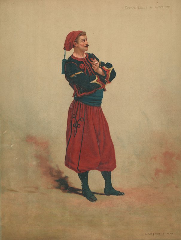 Zouave काल्पनिक पोशाक द्वारा फ्रेंच स्कूल