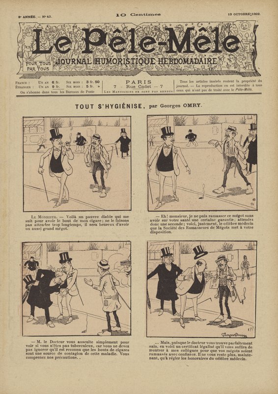 सब शर्म करो। पेले-मेले के लिए चित्रण, 1902 द्वारा जार्ज एंटोनिन हेनरी मोर्य