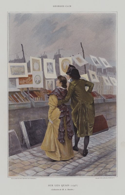 Quays पर (1795) (Quays पर (1795)) द्वारा जॉर्जेस जूल्स अगस्टे कैन