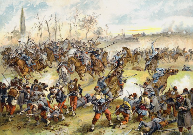 सेंट क्वेंटिन की लड़ाई, फ्रेंको-प्रशिया युद्ध, 19 जनवरी 1871 द्वारा जर्मन स्कूल
