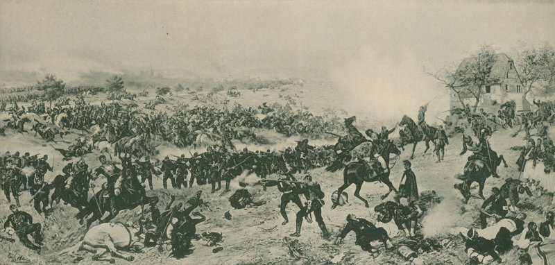 वर्थ की लड़ाई, फ्रेंको-प्रशिया युद्ध, 6 अगस्त 1870 द्वारा जर्मन स्कूल