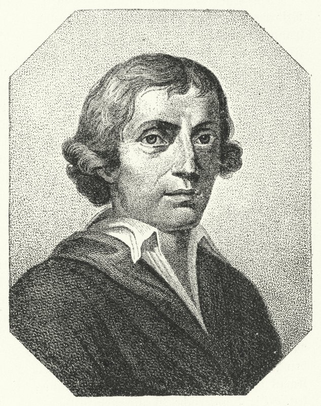 Giuseppe Parini, इतालवी व्यंग्यकार और कवि (उत्कीर्णन) द्वारा जर्मन स्कूल