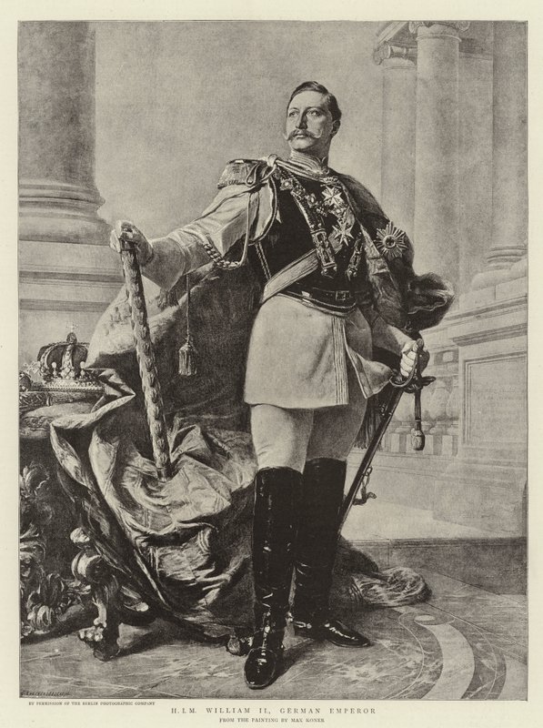 HIM विलियम II, जर्मन सम्राट द्वारा जर्मन स्कूल