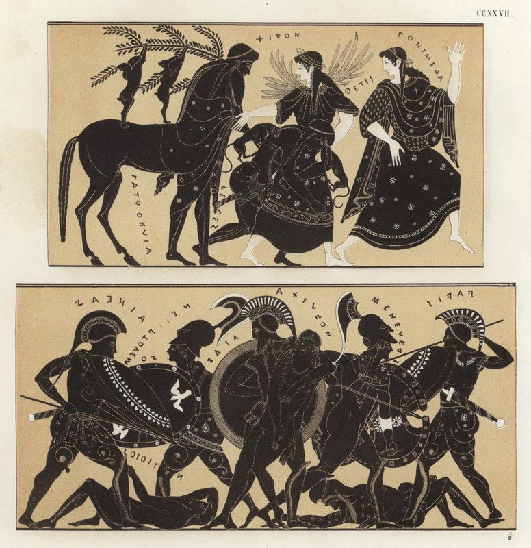 Peleus और Thetis द्वारा जर्मन स्कूल
