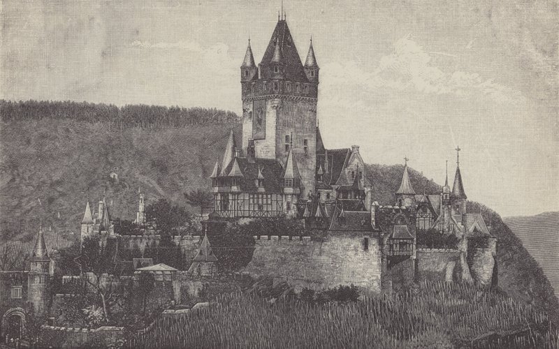 इंपीरियल कैसल, Cochem, जर्मनी द्वारा जर्मन स्कूल