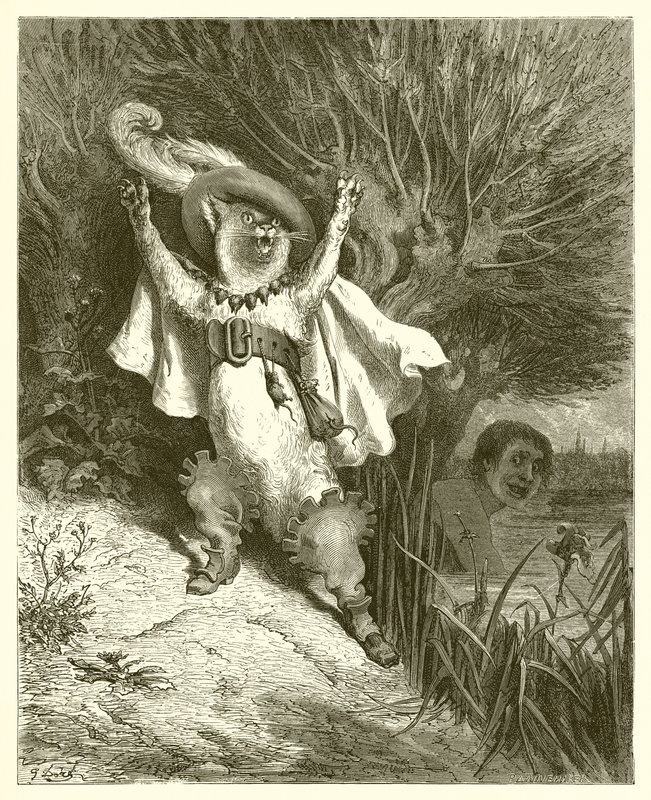 जूते में खरहा, c.1868 द्वारा गुस्ताव डोर