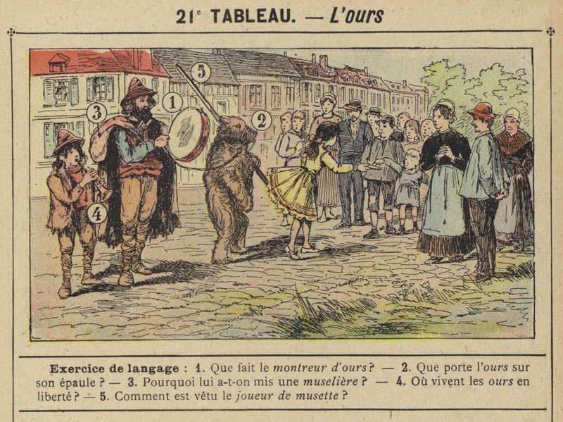 L'ours (कलर लिथो) द्वारा गुस्तावे फ्राईपोंट