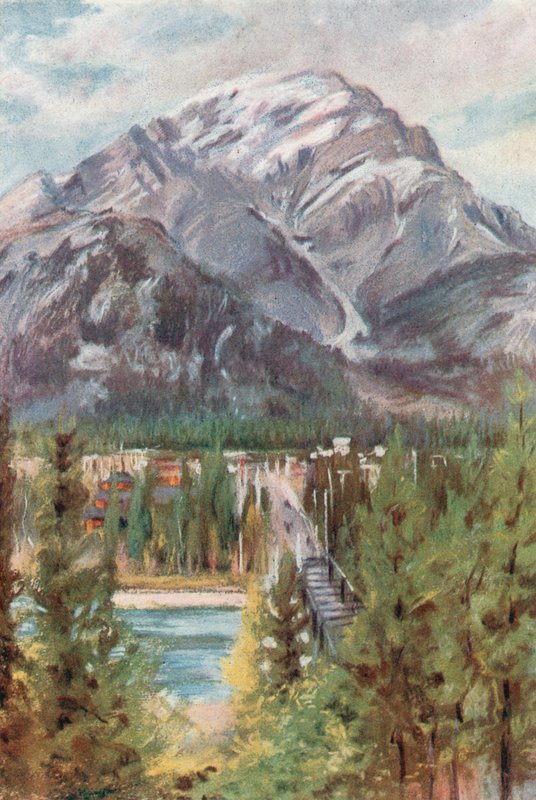 कैस्केड पर्वत, Banff द्वारा हेरोल्ड मैथुन