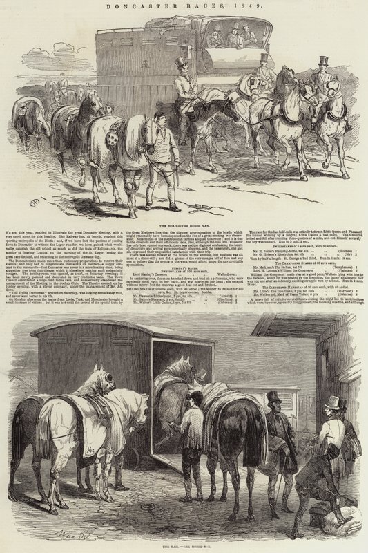 डोनकास्टर दौड़, 1849 द्वारा हैरिसन विलियम वियर