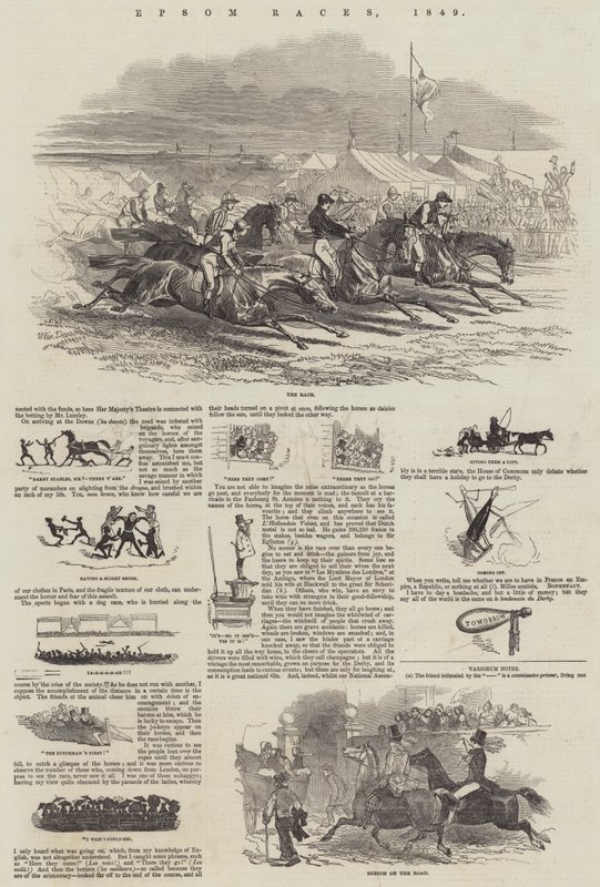 एप्सोम दौड़, 1849 द्वारा हैरिसन विलियम वियर