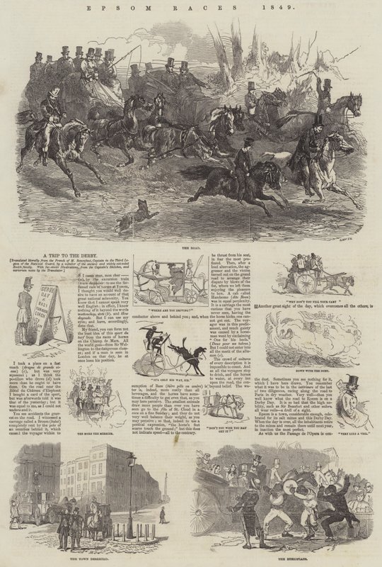 एप्सोम दौड़, 1849 द्वारा हैरिसन विलियम वियर