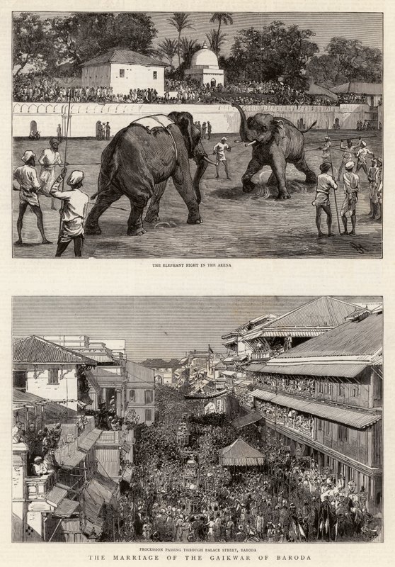 बड़ौदा के गायकवाड़ का विवाह द्वारा हैरी हैमिल्टन जॉनसन