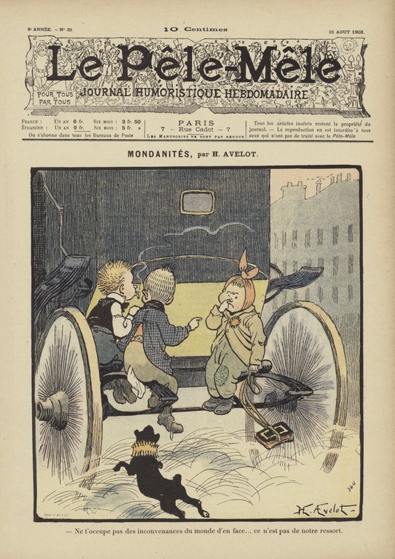 Mondanites। ले पेले-मेले के लिए चित्रण, 1902 द्वारा हेनरी एवलॉट