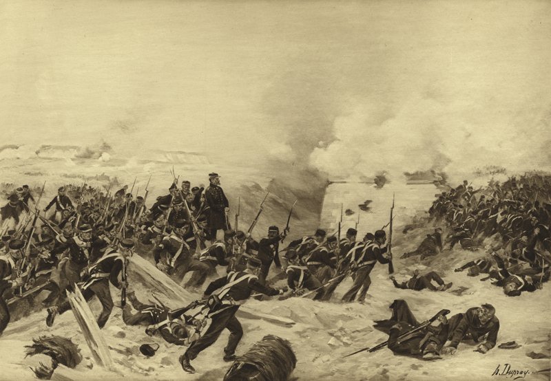 सेबेस्टोपोल की घेराबंदी, 1854-1855 (गुरुत्वाकर्षण) द्वारा हेनरी लुई ड्यूप्रे