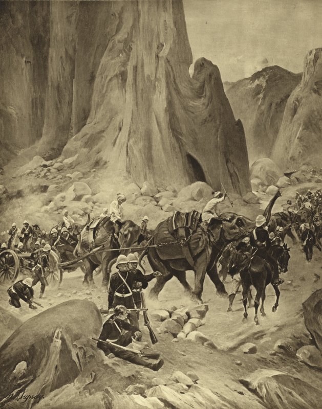 एबिसिनियन युद्ध, 1868 (गुरुत्वाकर्षण) द्वारा हेनरी लुई ड्यूप्रे