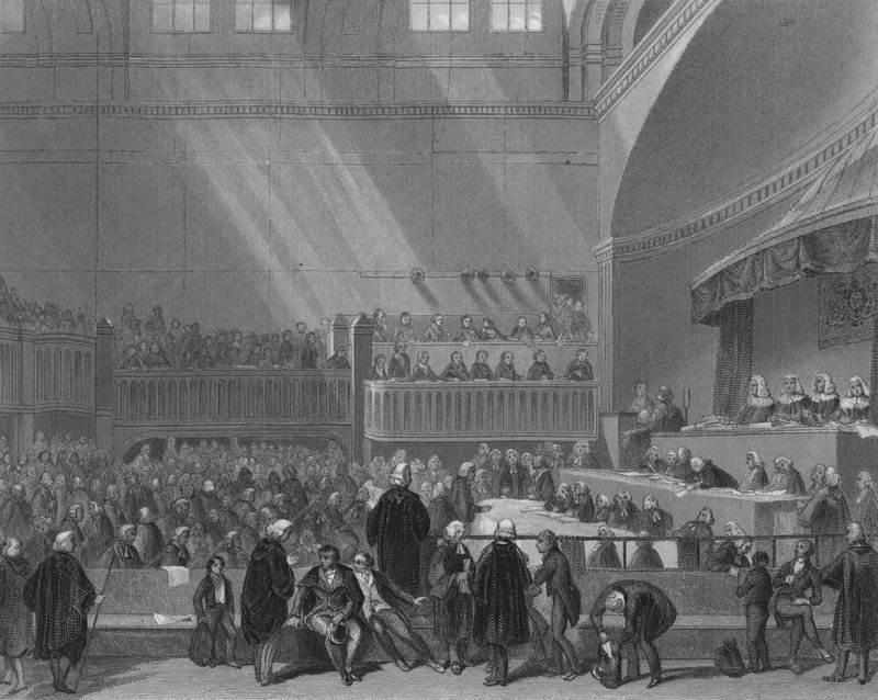 1844 में आयरिश राजनीतिक नेता, डैनियल ओकोनेल का परीक्षण द्वारा वॉरेन के बाद हेनरी