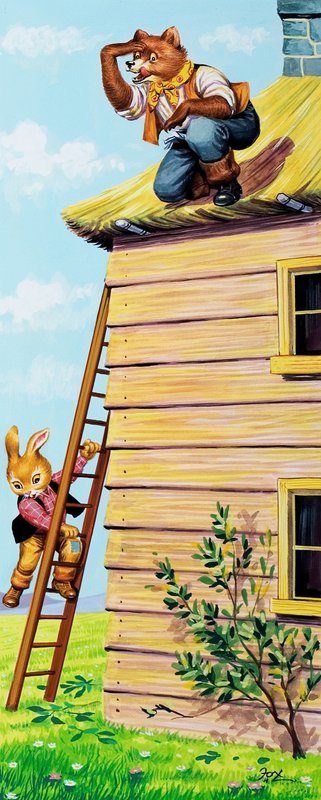 Brer Rabbit और Brer Fox द्वारा हेनरी चार्ल्स फॉक्स