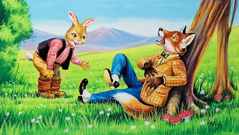 Brer Rabbit और Brer Fox द्वारा हेनरी चार्ल्स फॉक्स