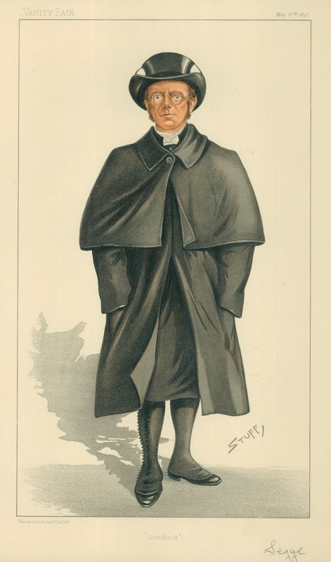 लिचफील्ड, लिचफील्ड के बिशप, 27 मई 1897, वैनिटी फेयर कार्टून द्वारा हेनरी चार्ल्स सेपिंग्स राइट