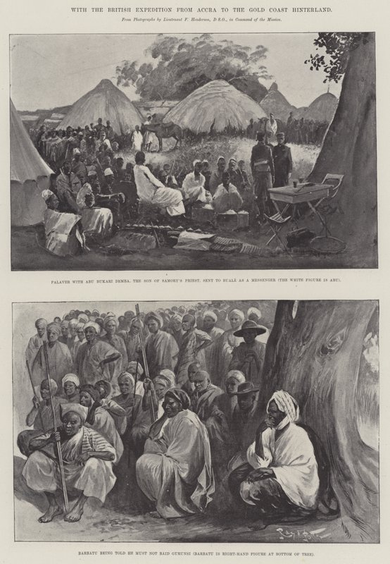 अकरा से गोल्ड कोस्ट हंटरलैंड तक ब्रिटिश अभियान के साथ द्वारा हेनरी चार्ल्स सेपिंग्स राइट