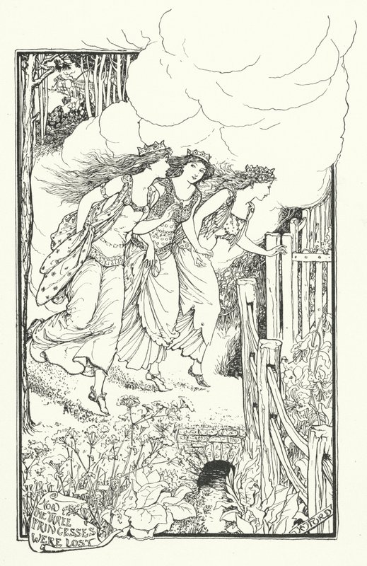 कैसे तीन राजकुमारियों को खो दिया गया (उत्कीर्णन) द्वारा हेनरी जस्टिस फोर्ड