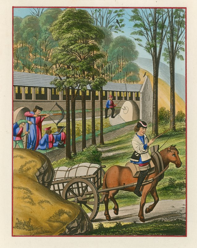 बट पर शूटिंग, 1496 द्वारा हेनरी शॉ