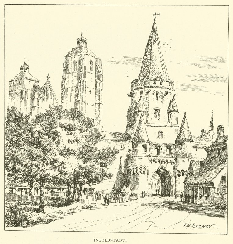 Ingoldstadt (उत्कीर्णन) द्वारा हेनरी विलियम ब्रेवर