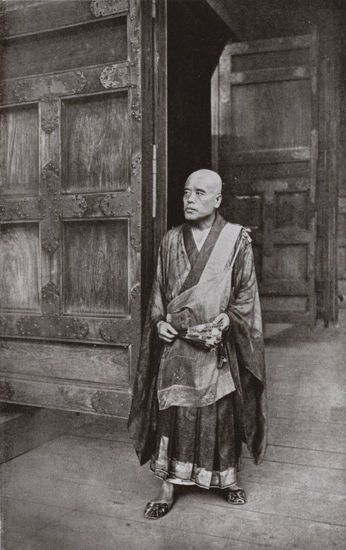 बुद्ध का एक पुजारी (बी/डब्ल्यू फोटो) द्वारा हर्बर्ट पोंटिंग