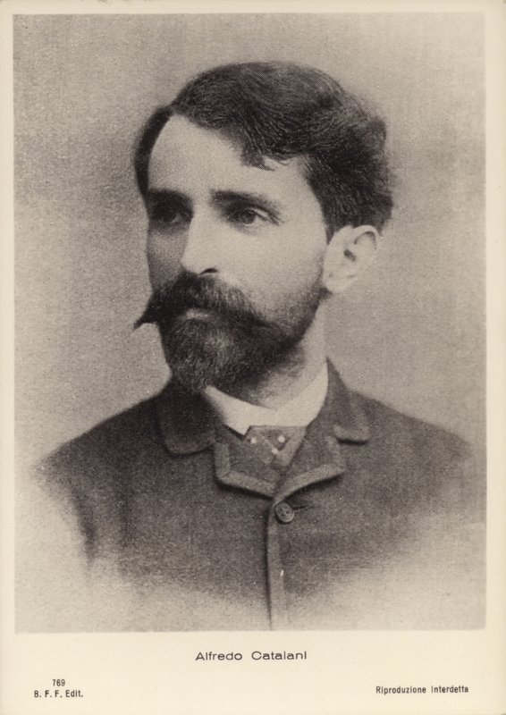 अल्फ्रेडो कैटालानी, इतालवी ऑपरेटिव संगीतकार (1854-1893) द्वारा इतालवी फोटोग्राफर