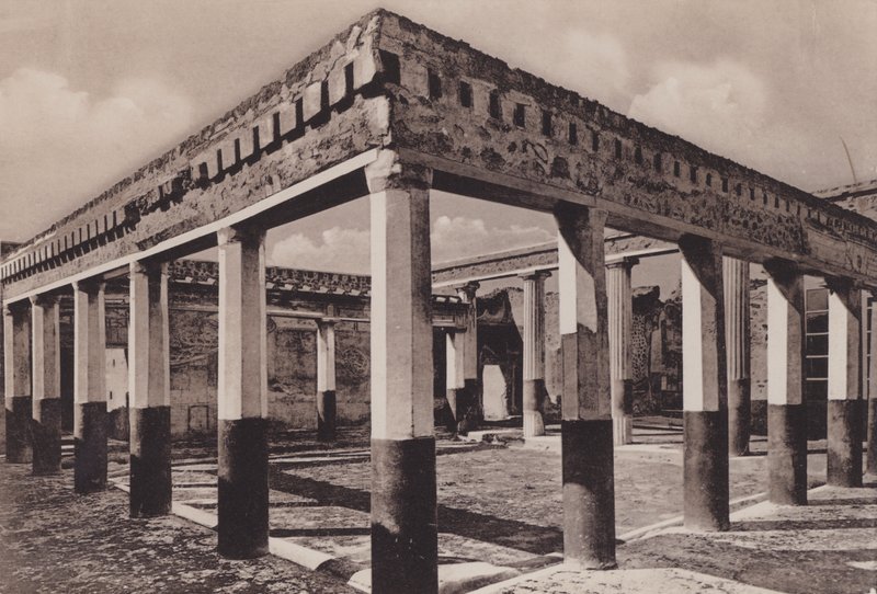 कासा डेले नोज़े डी'अर्जेंटो, हाउस ऑफ़ द सिल्वर वेडिंग (बी / डब्ल्यू फोटो) द्वारा इतालवी फोटोग्राफर