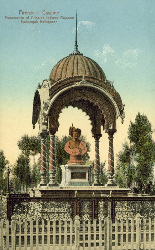 भारतीय स्मारक, पार्को डेले कैस्किन, फ्लोरेंस (रंगीन फोटो) द्वारा इतालवी फोटोग्राफर
