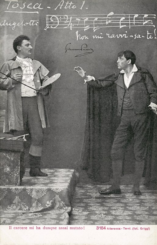 Tosca से दृश्य (b/w फोटो) द्वारा इतालवी फोटोग्राफर
