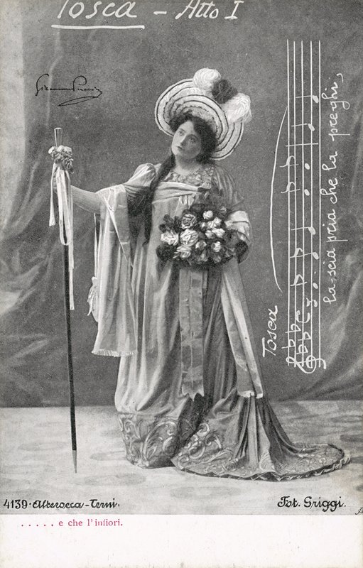 Tosca से दृश्य (b/w फोटो) द्वारा इतालवी फोटोग्राफर