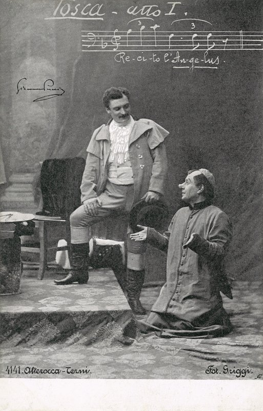 Tosca से दृश्य (b/w फोटो) द्वारा इतालवी फोटोग्राफर