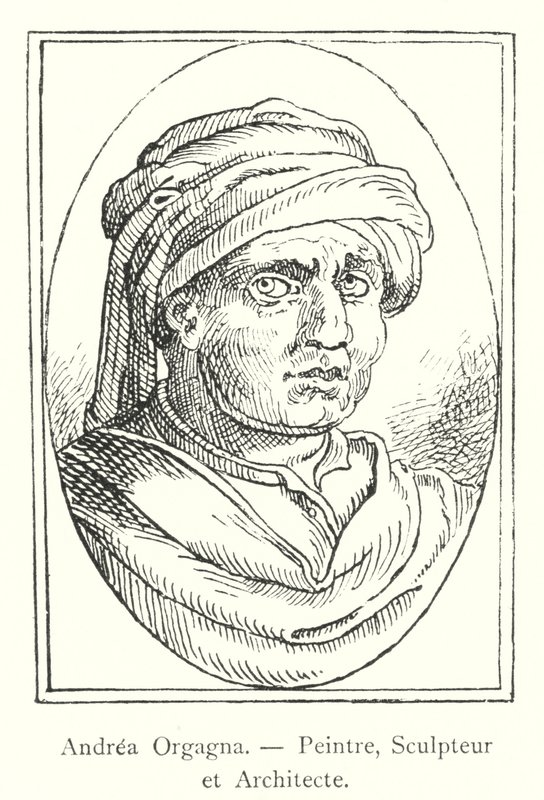 एंड्रिया ऑर्गग्ना, चित्रकार, मूर्तिकार और वास्तुकार (उत्कीर्णन) द्वारा इतालवी स्कूल