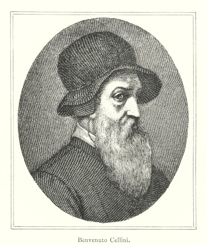 Benvenuto Cellini (उत्कीर्णन) द्वारा इतालवी स्कूल