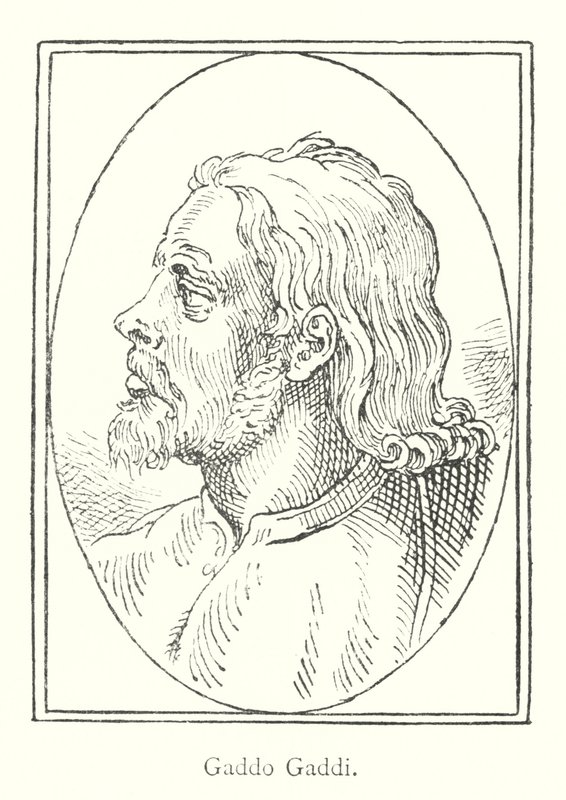 Gaddo Gaddi (engraving) द्वारा इतालवी स्कूल