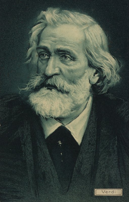 Giuseppe Verdi का चित्र द्वारा इतालवी स्कूल