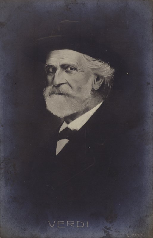 Giuseppe Verdi का चित्र द्वारा इतालवी स्कूल