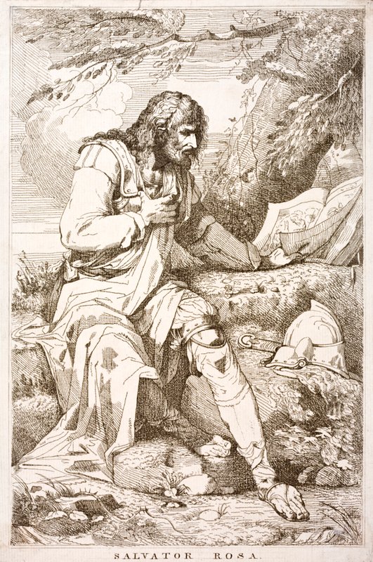 साल्वेटर रोजा, इतालवी बारोक चित्रकार, कवि और प्रिंटमेकर (उत्कीर्णन) द्वारा इतालवी स्कूल